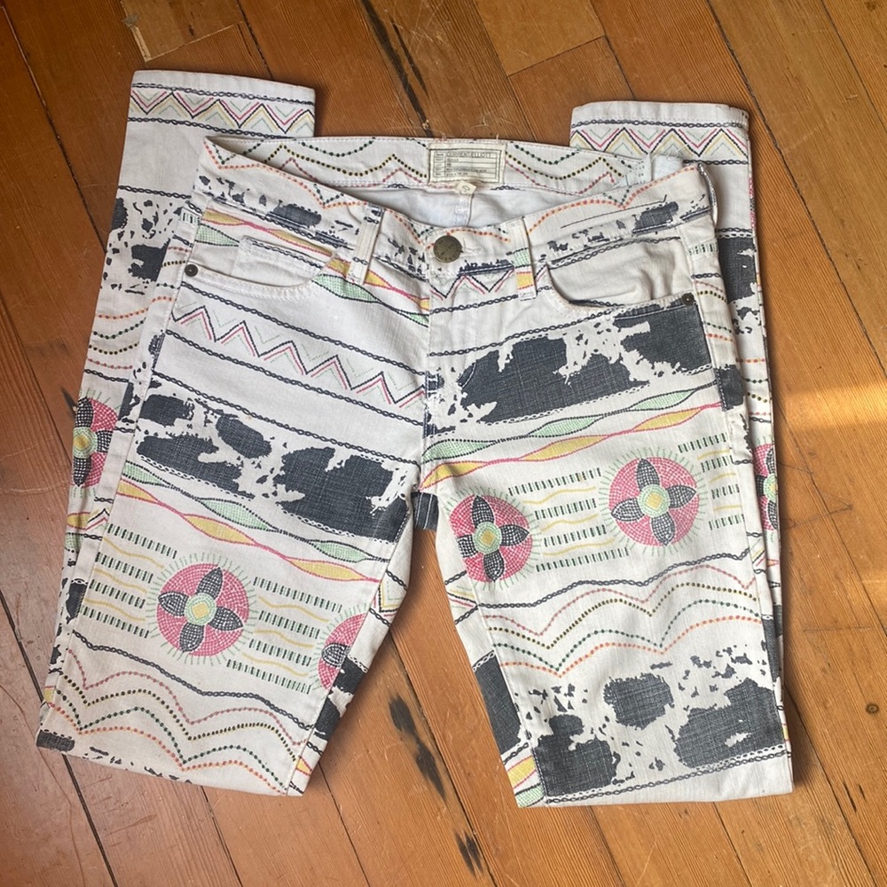 Current/Elliot “tribal” jeans